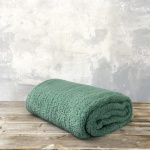 Κουβέρτα Υπέρδιπλη Fleece Sherpa Manta - Green NIMA HOME
