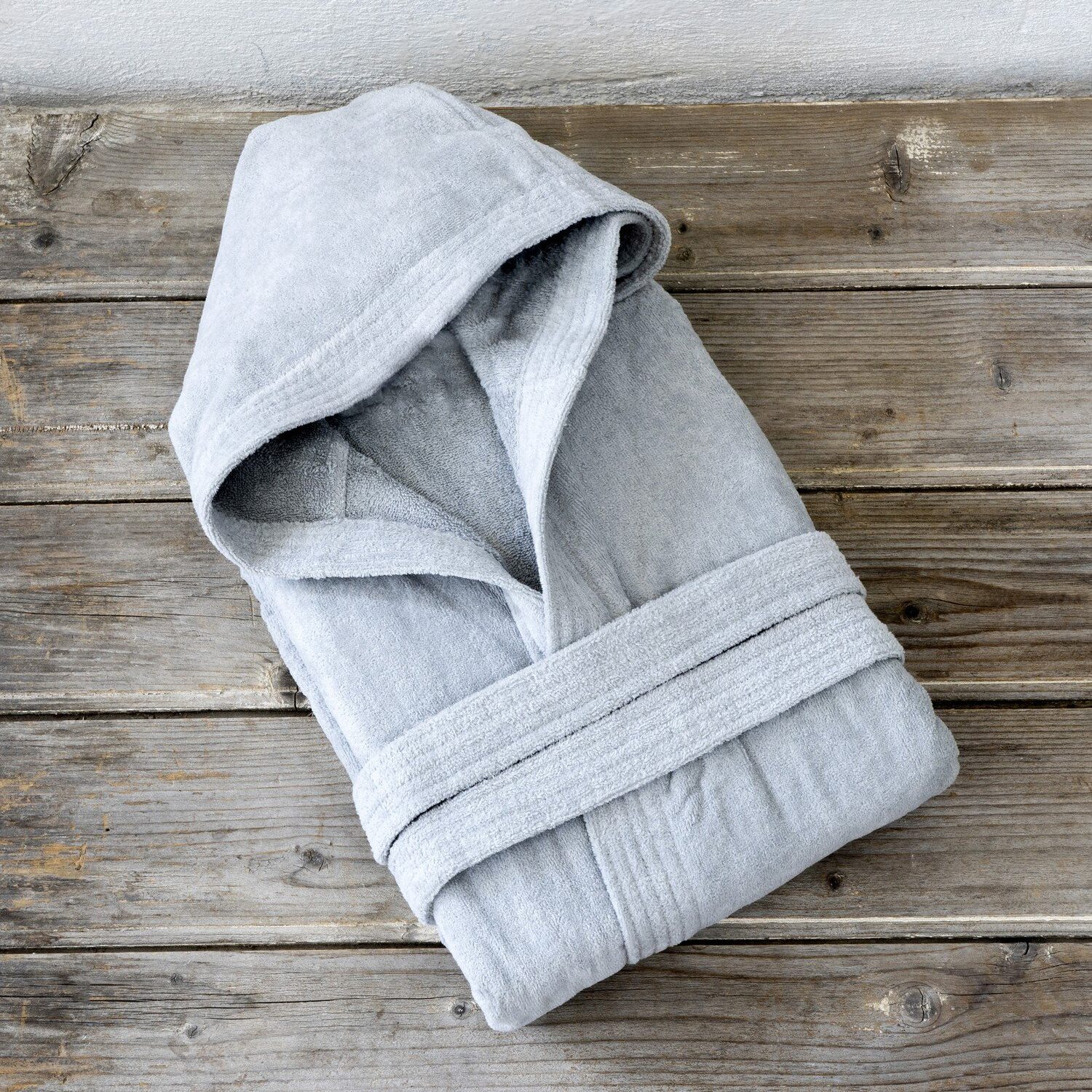 Μπουρνούζι με κουκούλα Zen - Silver Gray NIMA HOME