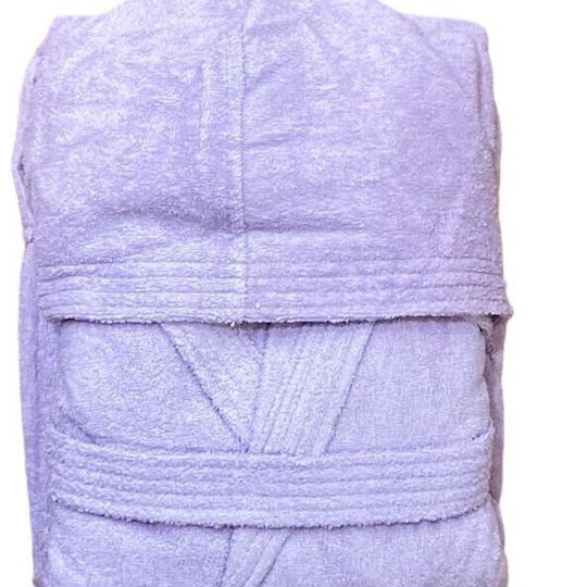 Βιοκαρπέτ Μπουρνούζι με κουκούλα Lilac