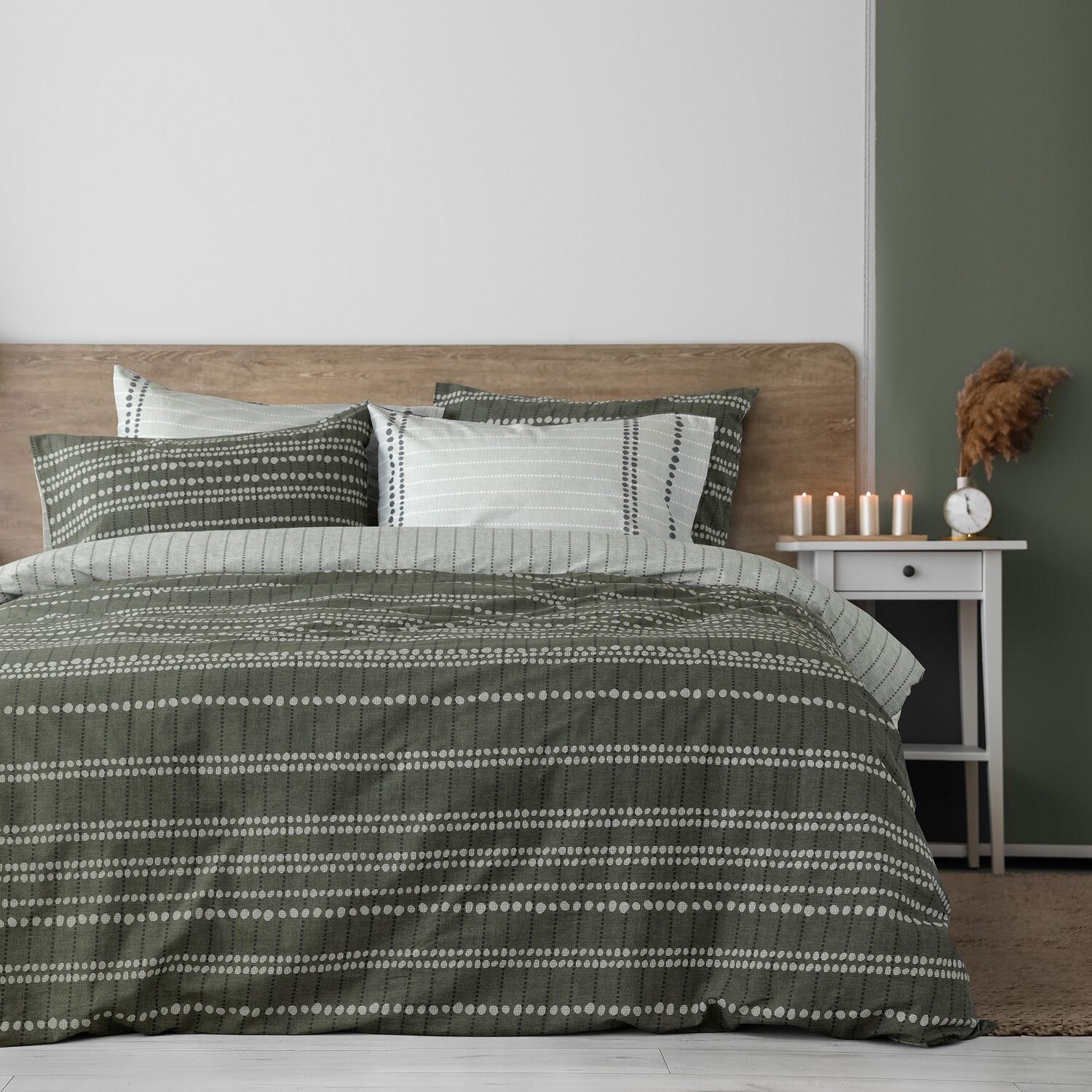NIMA HOME Σετ Σεντόνια Bold Green