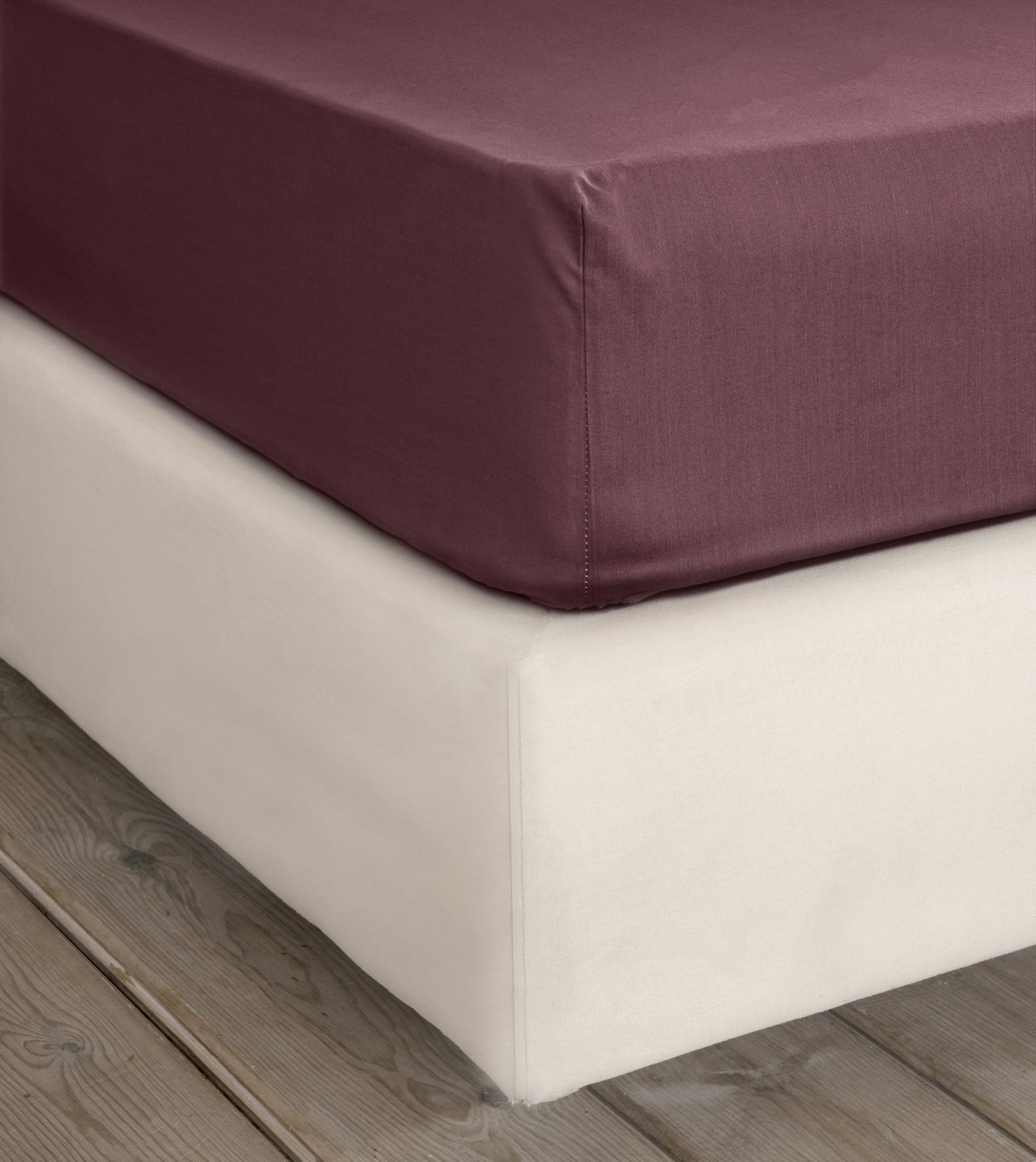 NIMA HOME Σεντόνι Unicolors-Deep Bordeaux