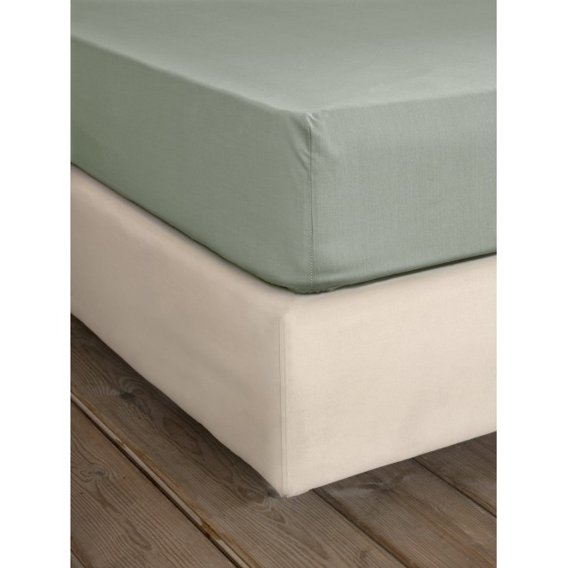 NIMA HOME Σεντόνι Unicolors-Rock Green